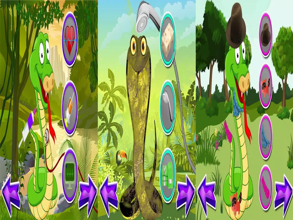 Crazy Anaconda Washing Salon & Cleaning Simulator iPad  স্ক্রিনশট
